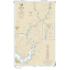 NOAA Chart 12268: Choptank River Cambridge to Greensboro