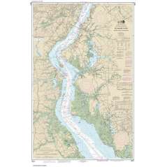NOAA Chart 12311: Delaware River Smyrna River to Wilmington