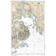 NOAA Chart 13318: Frenchman Bay and Mount Desert lsland