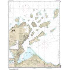NOAA Chart 14973: Apostle Islands: including Chequamegan Bay