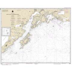NOAA Chart 16013: Cape St. Elias to Shumagin Islands