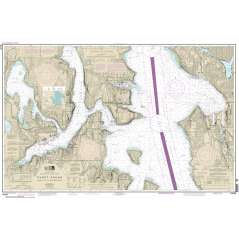 NOAA Chart 18449: Puget Sound-Seattle to Bremerton
