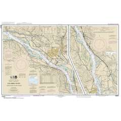 NOAA Chart 18524: Columbia River Crims Island to Saint Helens