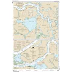 NOAA Chart 18660: San Joaquin River Stockton Deep Water Channel Antioch to Medford Island