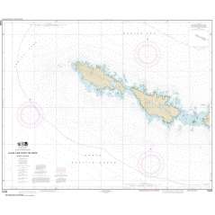 NOAA Chart 16435: Semichi Islands Alaid and Nizki Islands