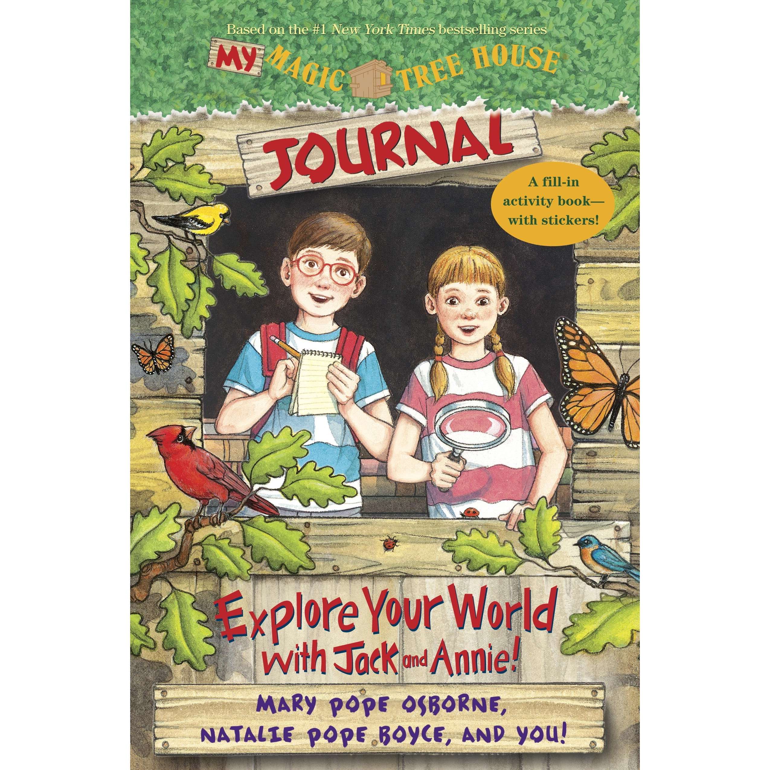 Children's Books :: All Children's Books :: Children's Outdoors & Camping  :: My Magic Tree House Journal: Explore Your World with Jack and Annie! A  Fill-In Activity Book with Stickers! - Paradise