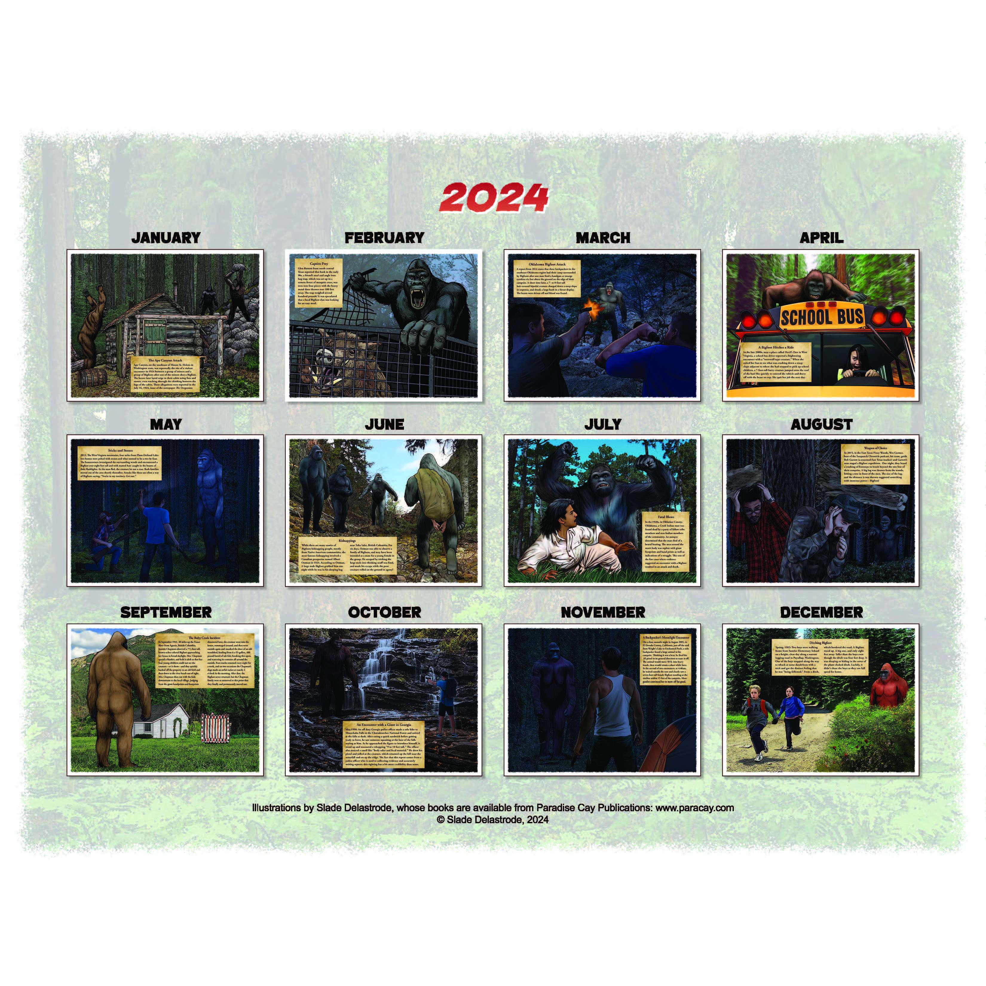 Nautical Gifts All Nautical Gifts Calendars BIGFOOT 2024