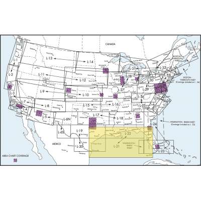 FAA Chart:  Enroute Low Altitude L 21/22