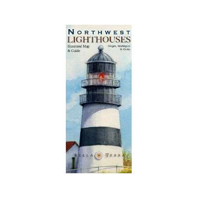 Pacific Northwest / Pacific Coast :Northwest Lighthouses: Illustrated Map and Guide