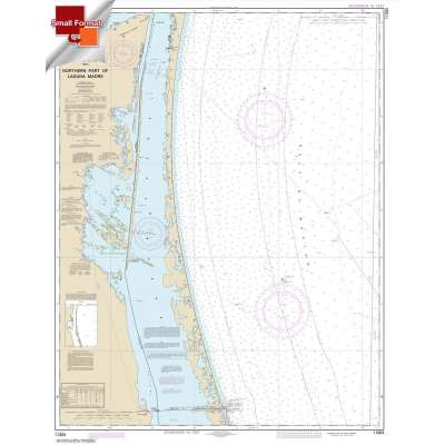 Gulf Coast NOAA Charts :Small Format HISTORICAL NOAA Chart 11304: Northern part of Laguna Madre