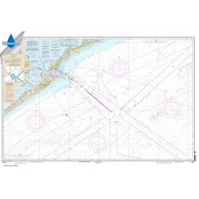 Waterproof NOAA Charts :Waterproof NOAA Chart 11323: Approaches to Galveston Bay