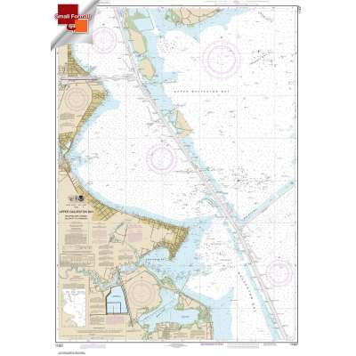 Gulf Coast NOAA Charts :Small Format HISTORICAL NOAA Chart 11327: Upper Galveston Bay-Houston Ship Channel-Dollar Pt. to Atkinson