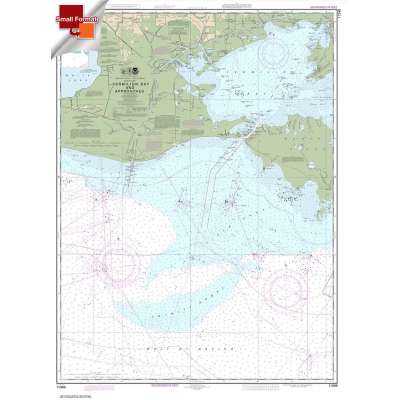 Gulf Coast NOAA Charts :Small Format NOAA Chart 11349: Vermilion Bay and approaches