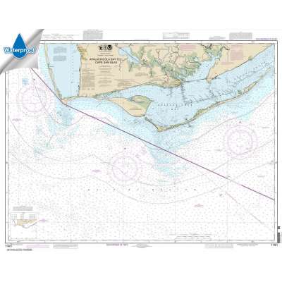 Waterproof NOAA Chart 11401: Apalachicola Bay to Cape San Blas