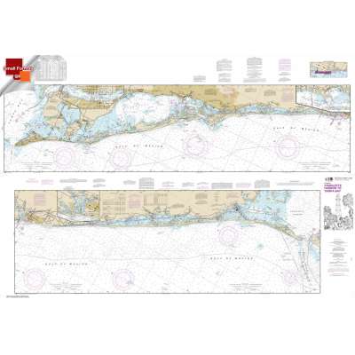 Small Format NOAA Chart 11425: Intracoastal Waterway Charlotte Harbor to Tampa Bay