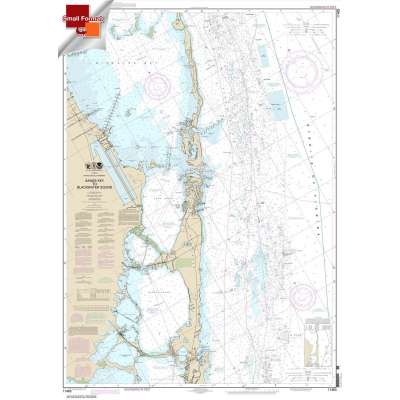 Gulf Coast NOAA Charts :Small Format NOAA Chart 11463: Intracoastal Waterway Sands Key to Blackwater Sound