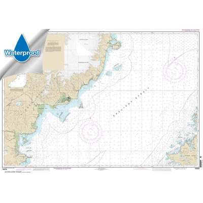 Waterproof NOAA Charts :Waterproof NOAA Chart 16608: Shelikof Strait-Cape Douglas to Cape Nukshak