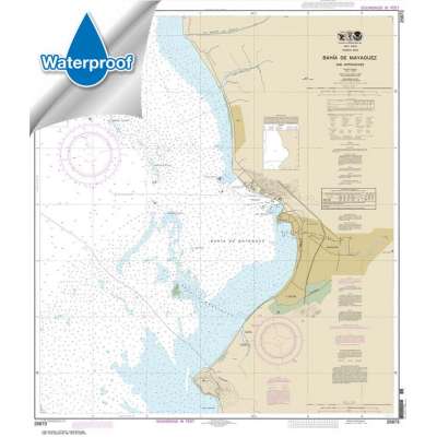 Gulf Coast NOAA Charts :Waterproof NOAA Chart 25673: Bahia de Mayaguez and approaches