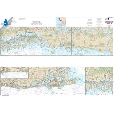 Waterproof NOAA Charts :Waterproof NOAA Chart 11430: Lostmans River to Wiggins Pass