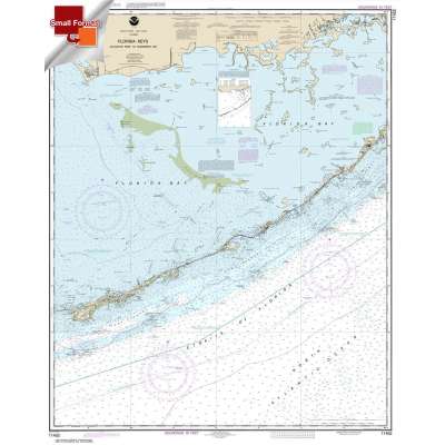 Gulf Coast NOAA Charts :Small Format NOAA Chart 11452: Intracoastal Waterway Alligator Reef to Sombrero Key