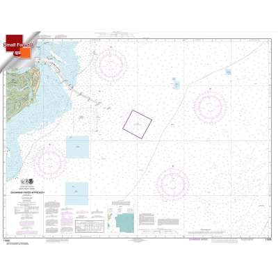 Atlantic Coast NOAA Charts :Small Format NOAA Chart 11505: Savannah River Approach