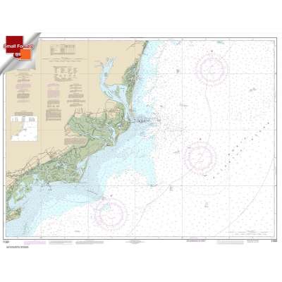 Small Format NOAA Chart 11531: Winyah Bay to Bulls Bay
