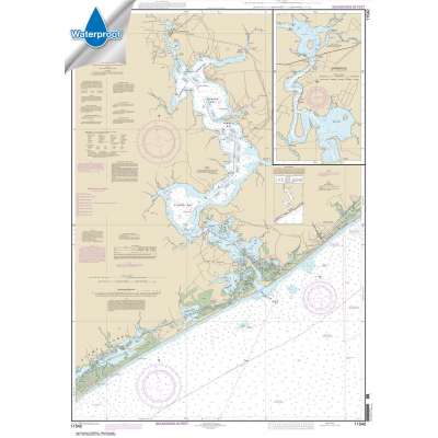 Atlantic Coast NOAA Charts :Waterproof NOAA Chart 11542: New River;Jacksonville