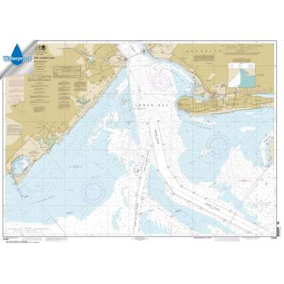 Atlantic Coast NOAA Charts :Waterproof NOAA Chart 12402: New York Lower Bay Northern part