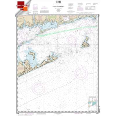 Atlantic Coast NOAA Charts :Small Format NOAA Chart 13205: Block Island Sound and Approaches