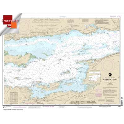 Great Lakes NOAA Charts :Small Format NOAA Chart 14771: Butternut Bay: Ont.: to Ironsides l.: N.Y.