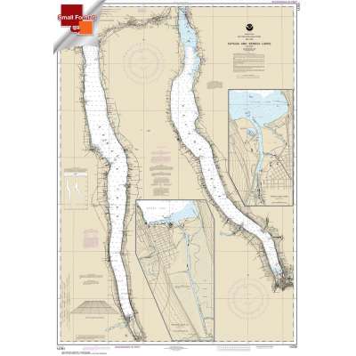 Small Format NOAA Chart 14791: Cayuga and Seneca Lakes