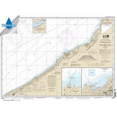 Waterproof NOAA Chart 14823: Sturgeon Point to Twentymile Creek