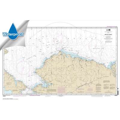 Waterproof NOAA Charts :Waterproof NOAA Chart 16003: Arctic Coast