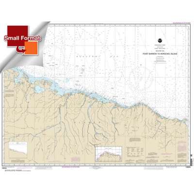 Alaska NOAA Charts :Small Format NOAA Chart 16004: Point Barrow to Herschel Island