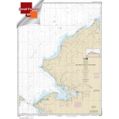 Alaska NOAA Charts :Small Format NOAA Chart 16005: Cape Prince of Wales to Pt. Barrow