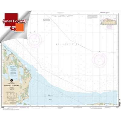 Alaska NOAA Charts :Small Format HISTORICAL NOAA Chart 16067: Approaches to Smith Bay