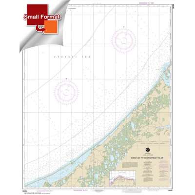 Small Format NOAA Chart 16086: Nakotlek Pt. to Wainwright
