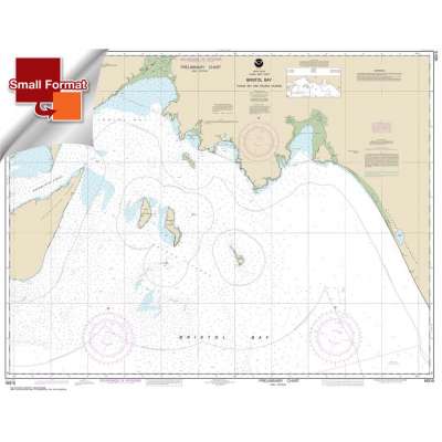 Alaska NOAA Charts :Small Format NOAA Chart 16315: Bristol Bay-Togiak Bay and Walrus Islands