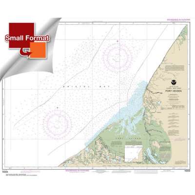 Small Format NOAA Chart 16343: Port Heiden