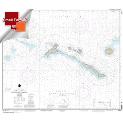 Small Format NOAA Chart 16440: Rat Islands Semisopochnoi Island to Buldir l.