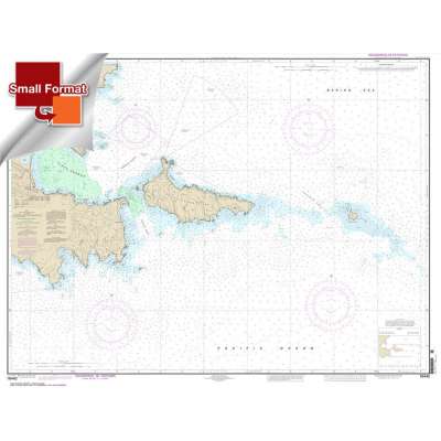 Alaska NOAA Charts :Small Format HISTORICAL NOAA Chart 16442: Kiska Harbor and Approaches