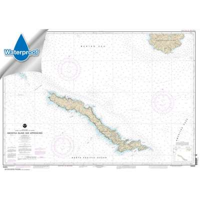 Waterproof NOAA Charts :Waterproof HISTORICAL NOAA Chart 16450: Amchitka Island and Approaches