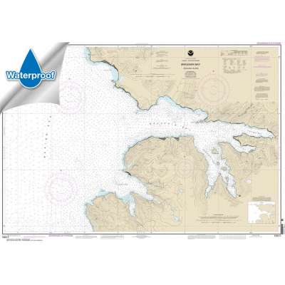 Waterproof NOAA Charts :Waterproof HISTORICAL NOAA Chart 16517: Makushin Bay