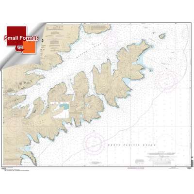 Alaska NOAA Charts :Small Format HISTORICAL NOAA Chart 16522: Beaver Inlet