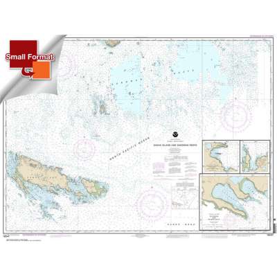 Alaska NOAA Charts :Small Format HISTORICAL NOAA Chart 16547: Sanak Island and Sandman Reefs;Northeast Harbor;Peterson and Salmon Bays;Sanak Harbor
