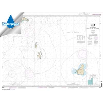 Waterproof NOAA Charts :Waterproof NOAA Chart 16587: Semidi Islands and Vicinity