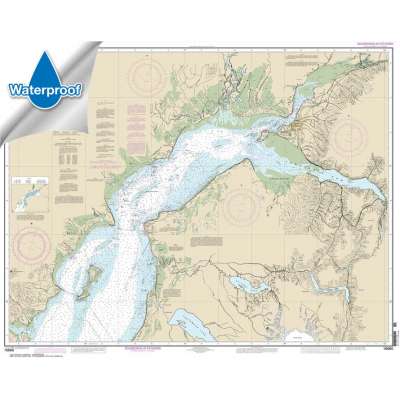 Waterproof NOAA Charts :Waterproof NOAA Chart 16660: Cook Inlet-northern part