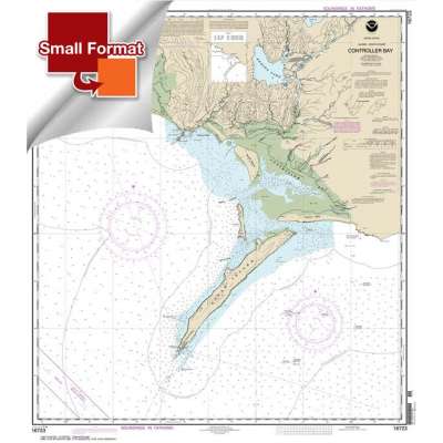 Alaska NOAA Charts :Small Format NOAA Chart 16723: Controller Bay