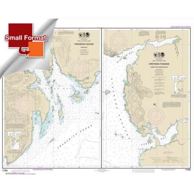 Alaska NOAA Charts :Small Format NOAA Chart 17363: Pybus Bay: Frederick Sound;Hobart and Windham Bays: Stephens P.