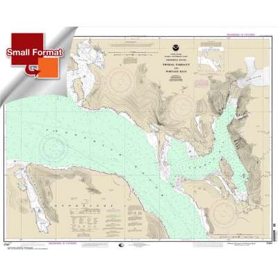 Alaska NOAA Charts :Small Format NOAA Chart 17367: Thomas: Farragut: and Portage Bays: Frederick Sound